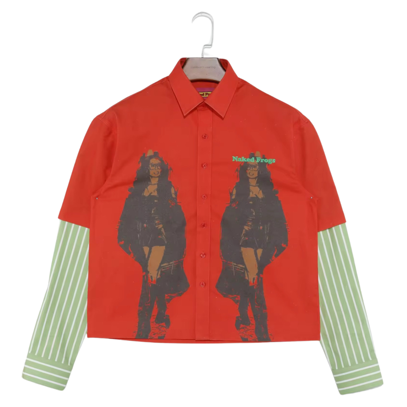 Zay Double Layer Button Up