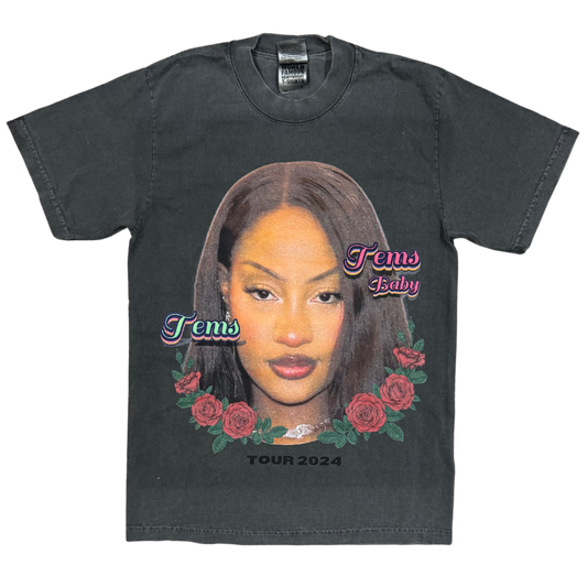 Tems 2024 Tour tee (unofficial) - Shadow