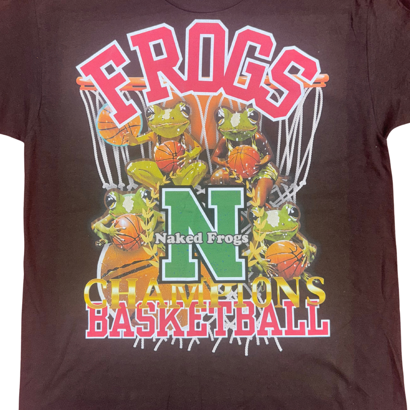 Champions Basketball Leage tee - Brown