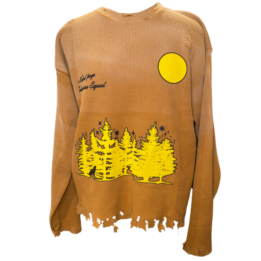 Distressed thermal - Tan