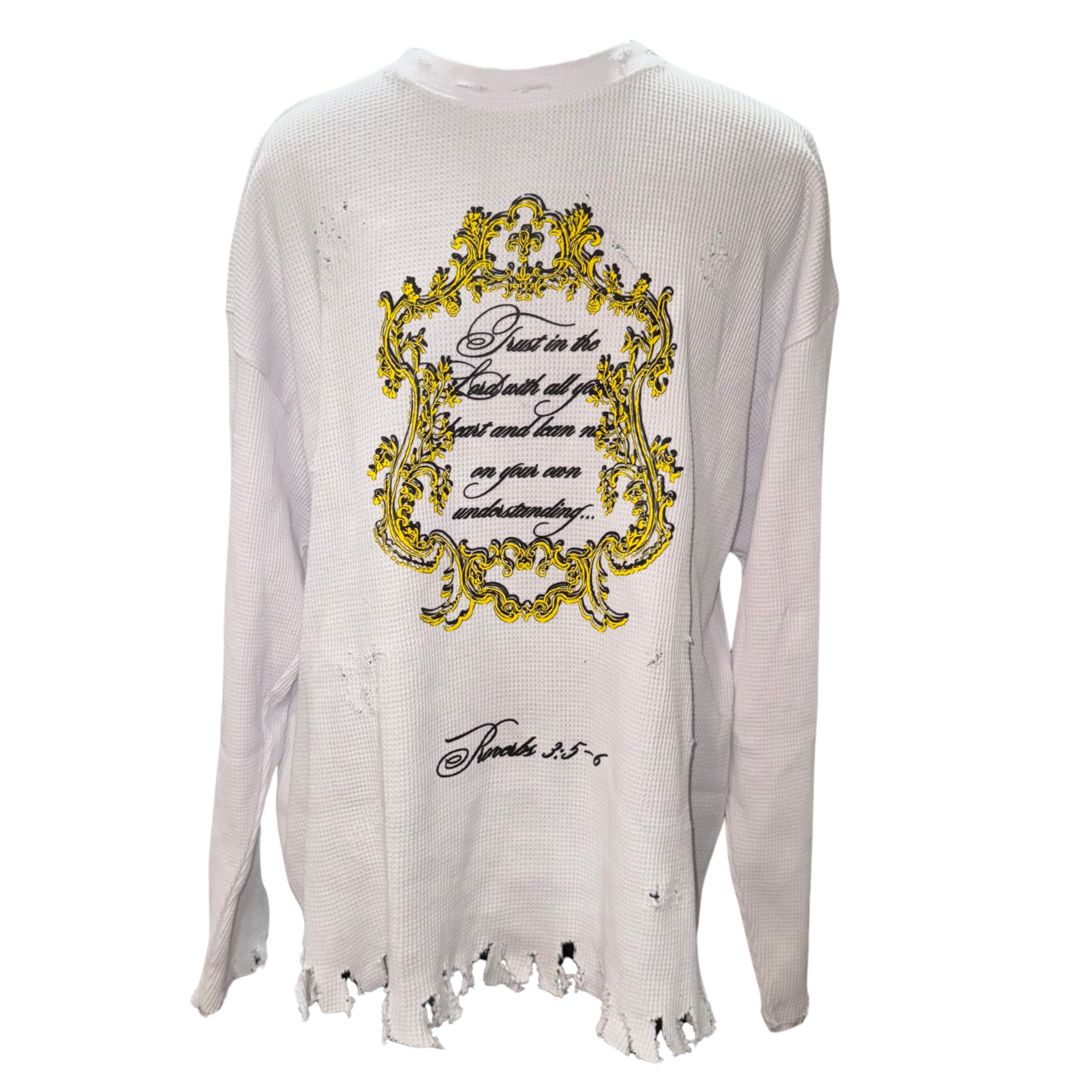 Distressed thermal - White
