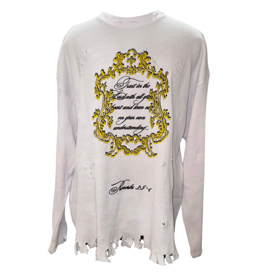 Distressed thermal - White