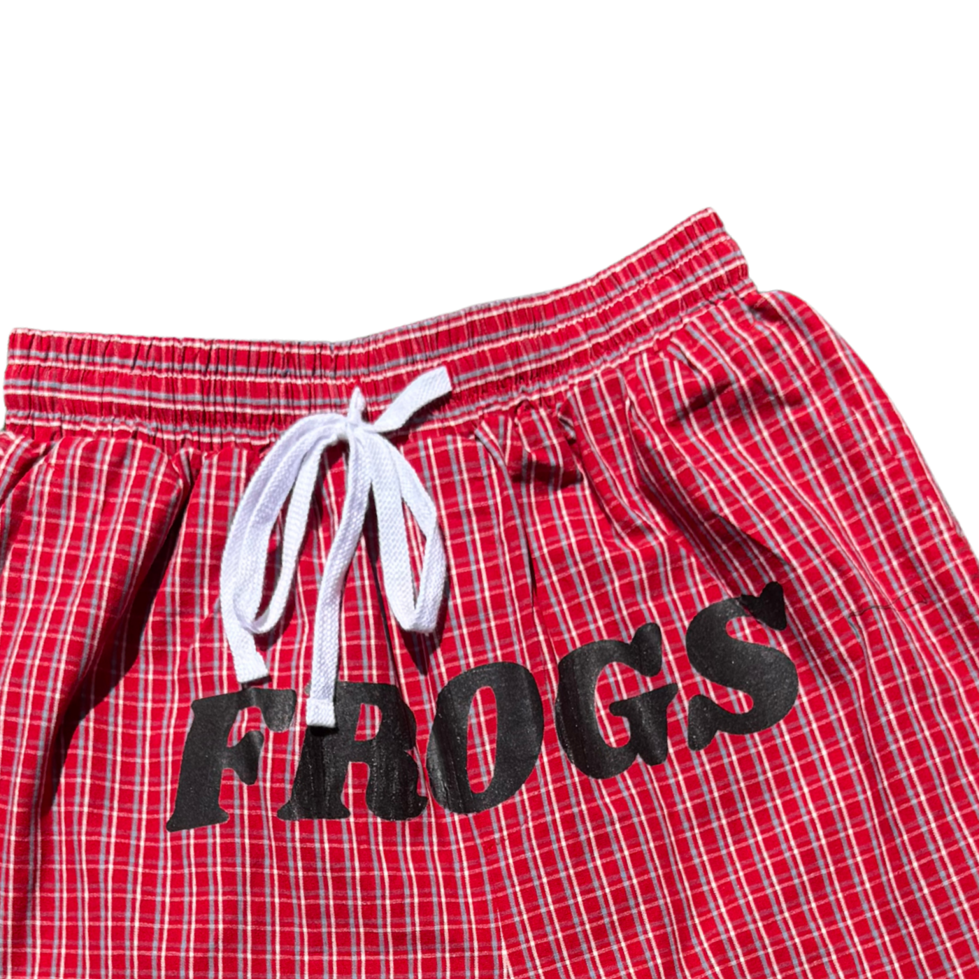 3/4 Plaid Shorts - Red
