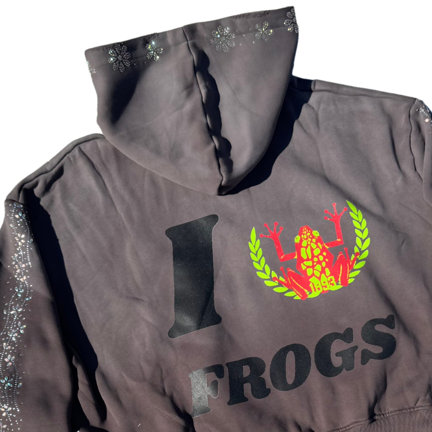 I 🐸 Frogs hoodie - shadow