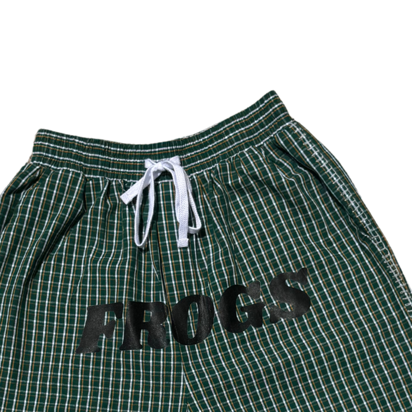 3/4 Plaid Shorts - Green