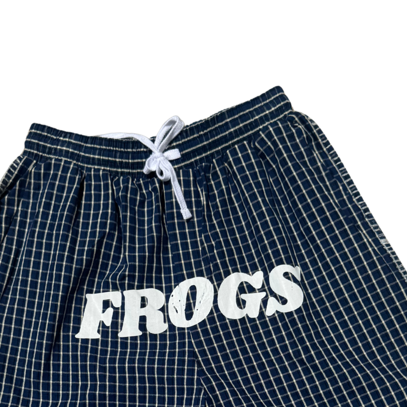 3/4 Plaid Shorts - Navy