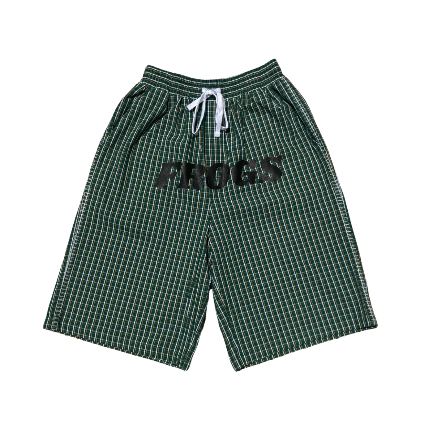 3/4 Plaid Shorts - Green